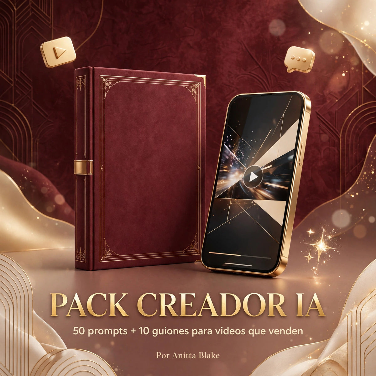 Pack Creador IA: 50 Prompts + 10 Guiones para Videos que Venden