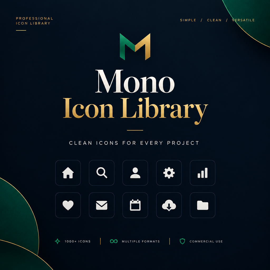 Mono Icon Library